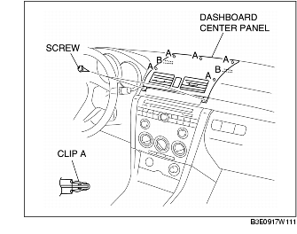 DASHBOARD CENTER PANEL REMOVAL/INSTALLATION MAZDA MAZDA3 1G 2007 DIY